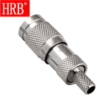 1.0 / 2.3 Straight Male Crimping voor 75-2-2 RF Connector
